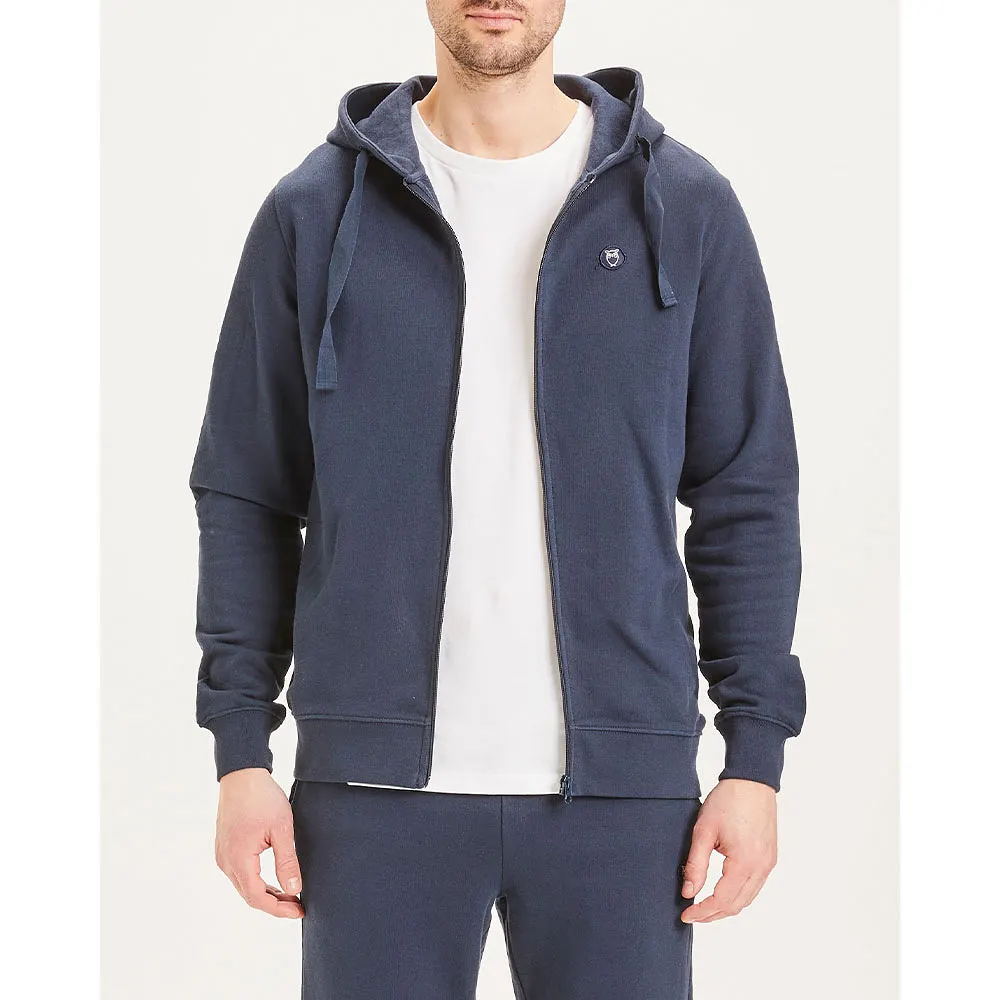 Sweat ELM zip hood basic badge sweat