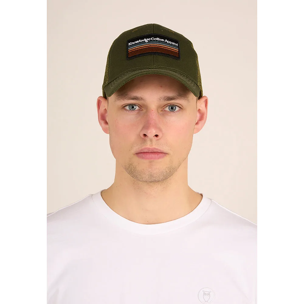 Badge twill Trucker Cap - GOTS/Vegan