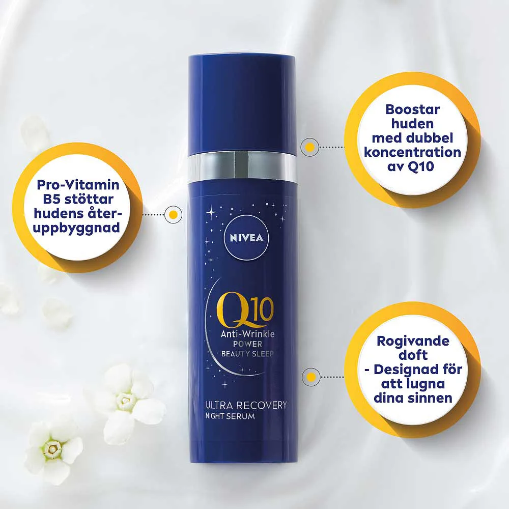 Ansiktsserum Q10 Anti-Wrinkle Night Serum 30 ml NIVEA