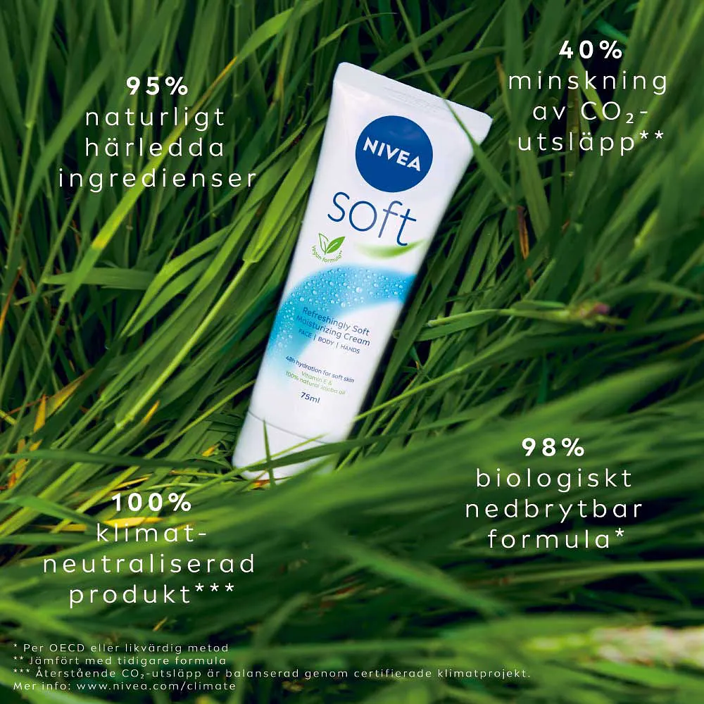 Hudkräm NIVEA Soft Tube