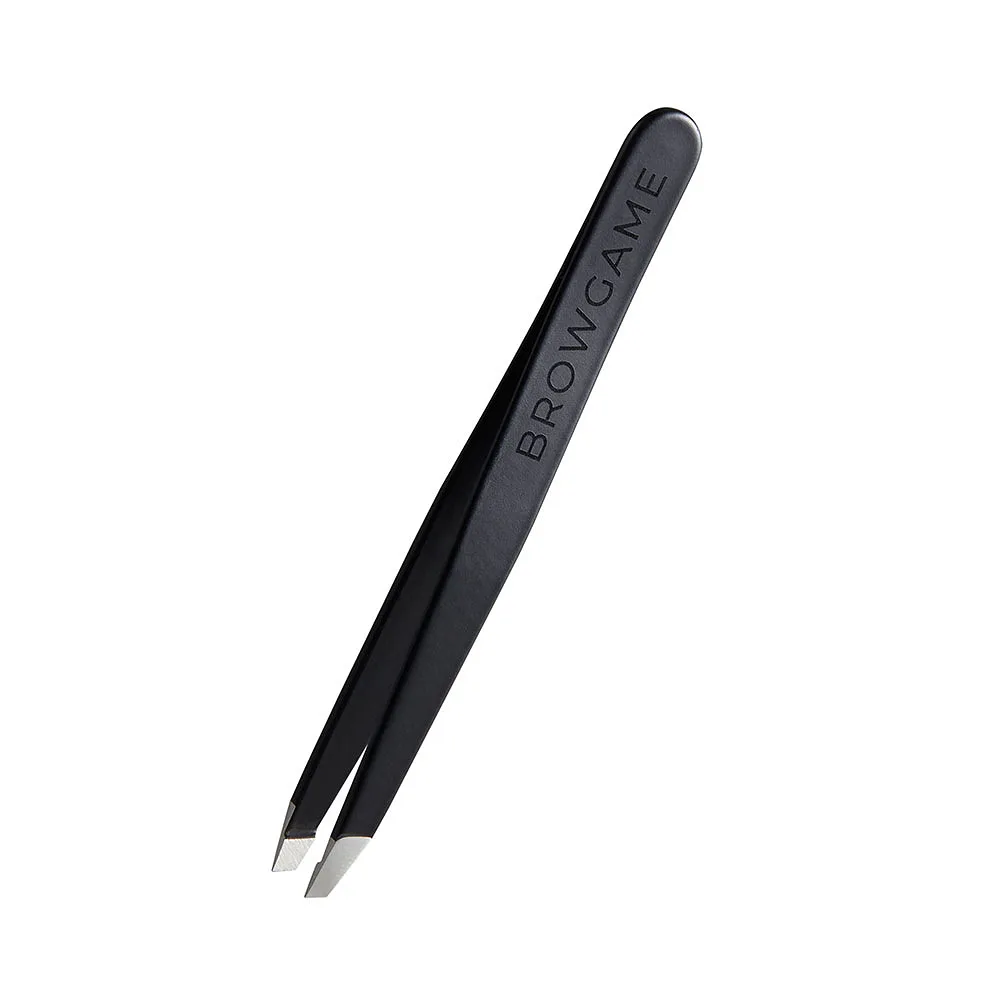 Signature Tweezer Slanted - Soft Touch - Blackout