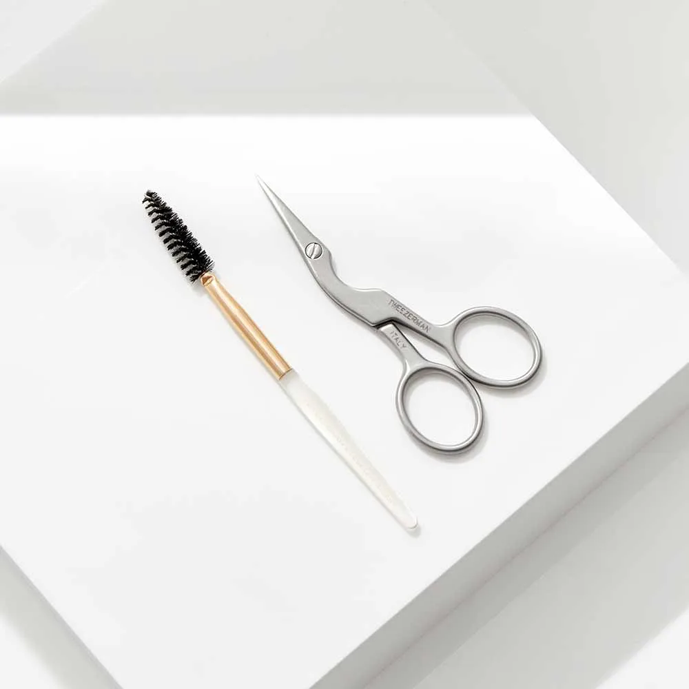 Brow Shaping Scissors & Brush