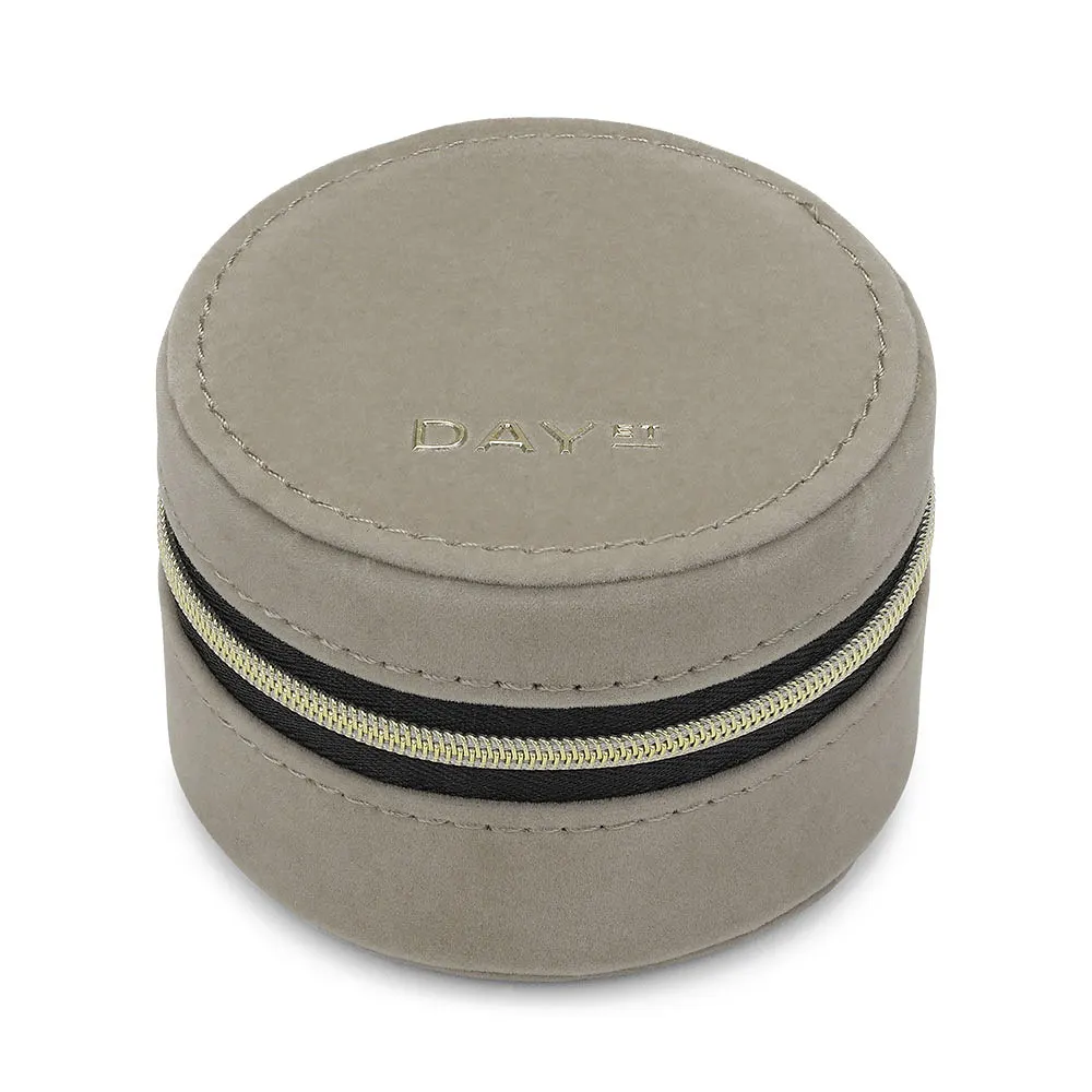 Zip Round Jewelry Box