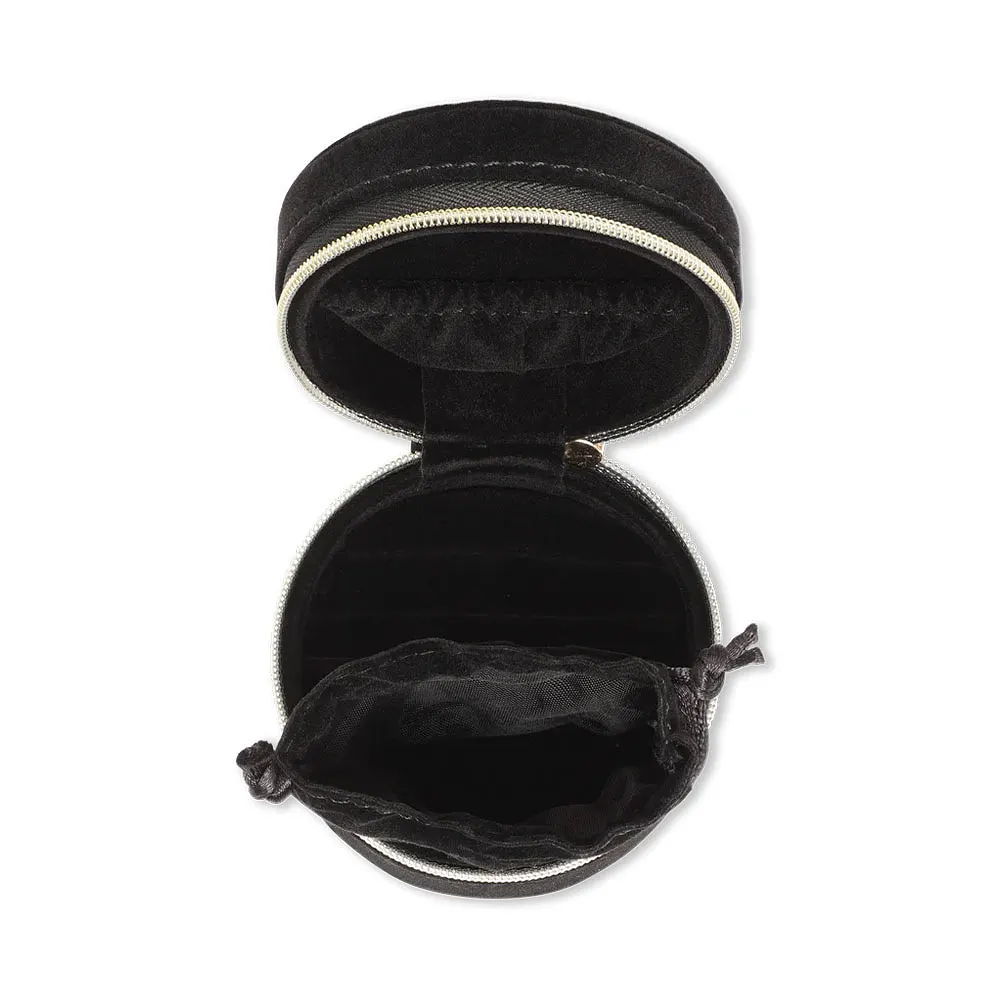 Zip Round Jewelry Box