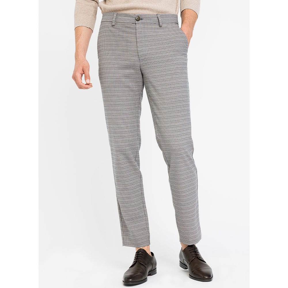 Oscar 525 Blue Grey Mini Check