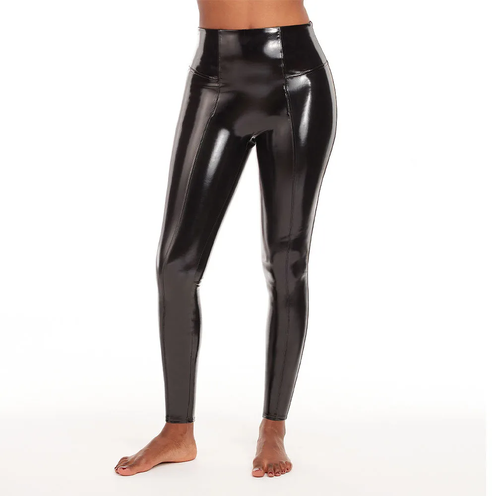 Faux Patent Leather Leggings