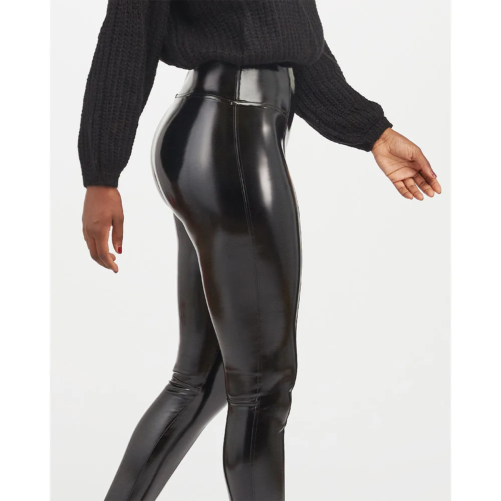 Faux Patent Leather Leggings