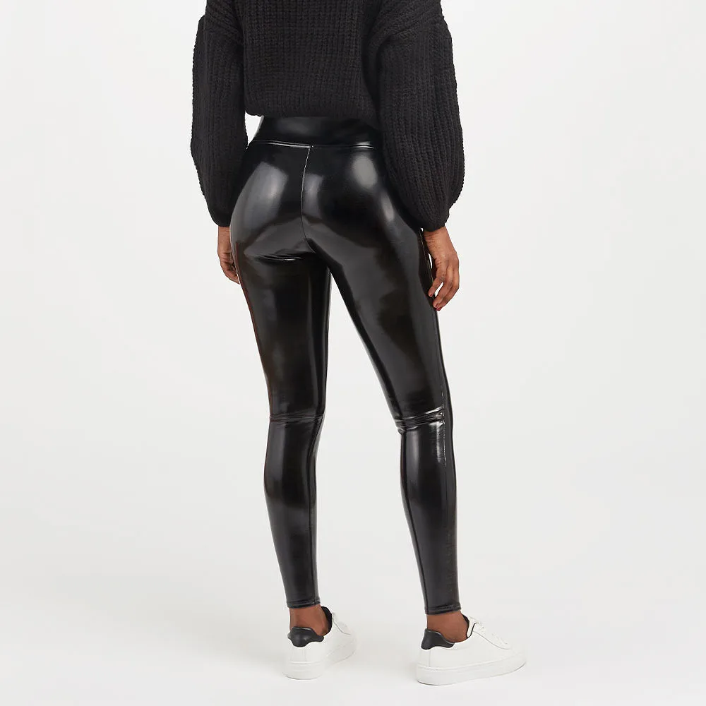 Faux Patent Leather Leggings