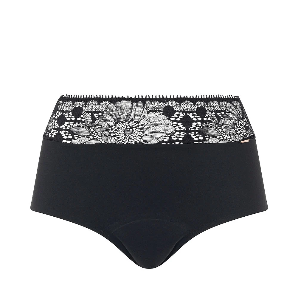 Day to Night Period Panty Lace High Waist Brief