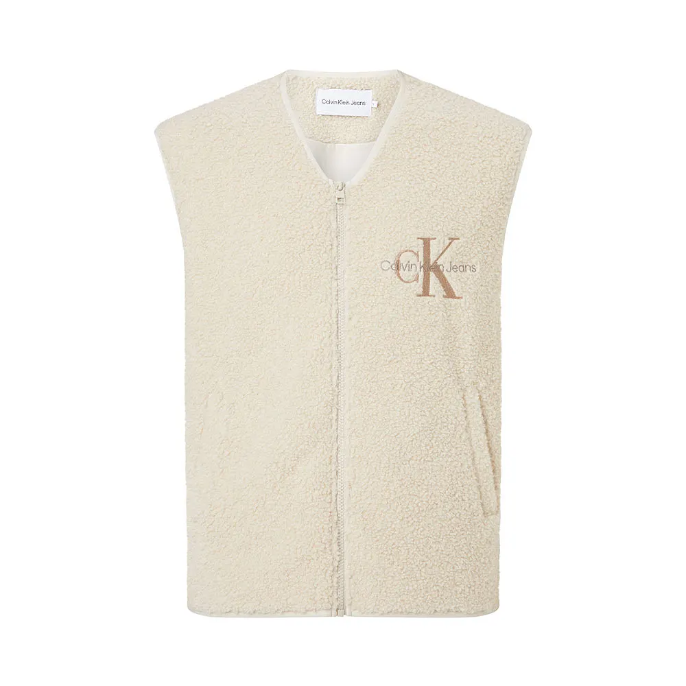 Genderless Monologo Sherpa Vest