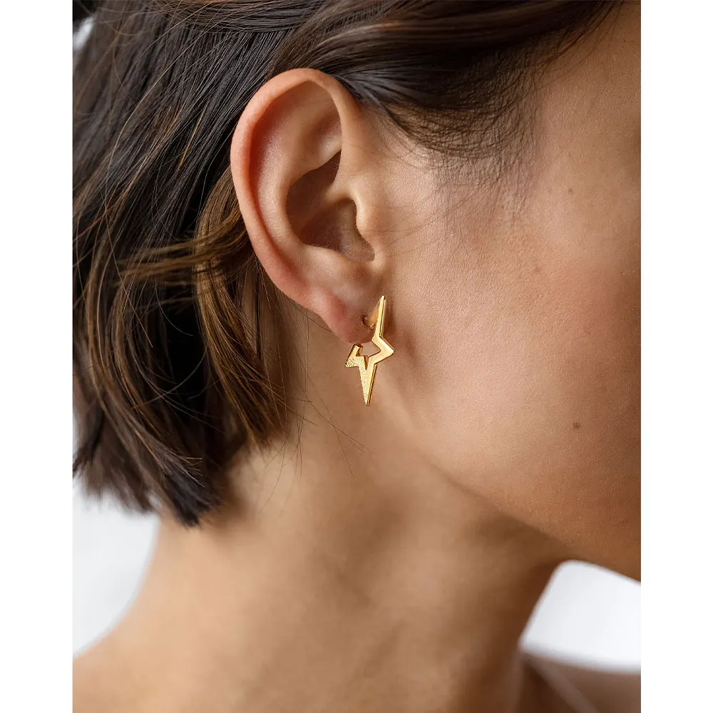 Megastar Big Earrings Gold