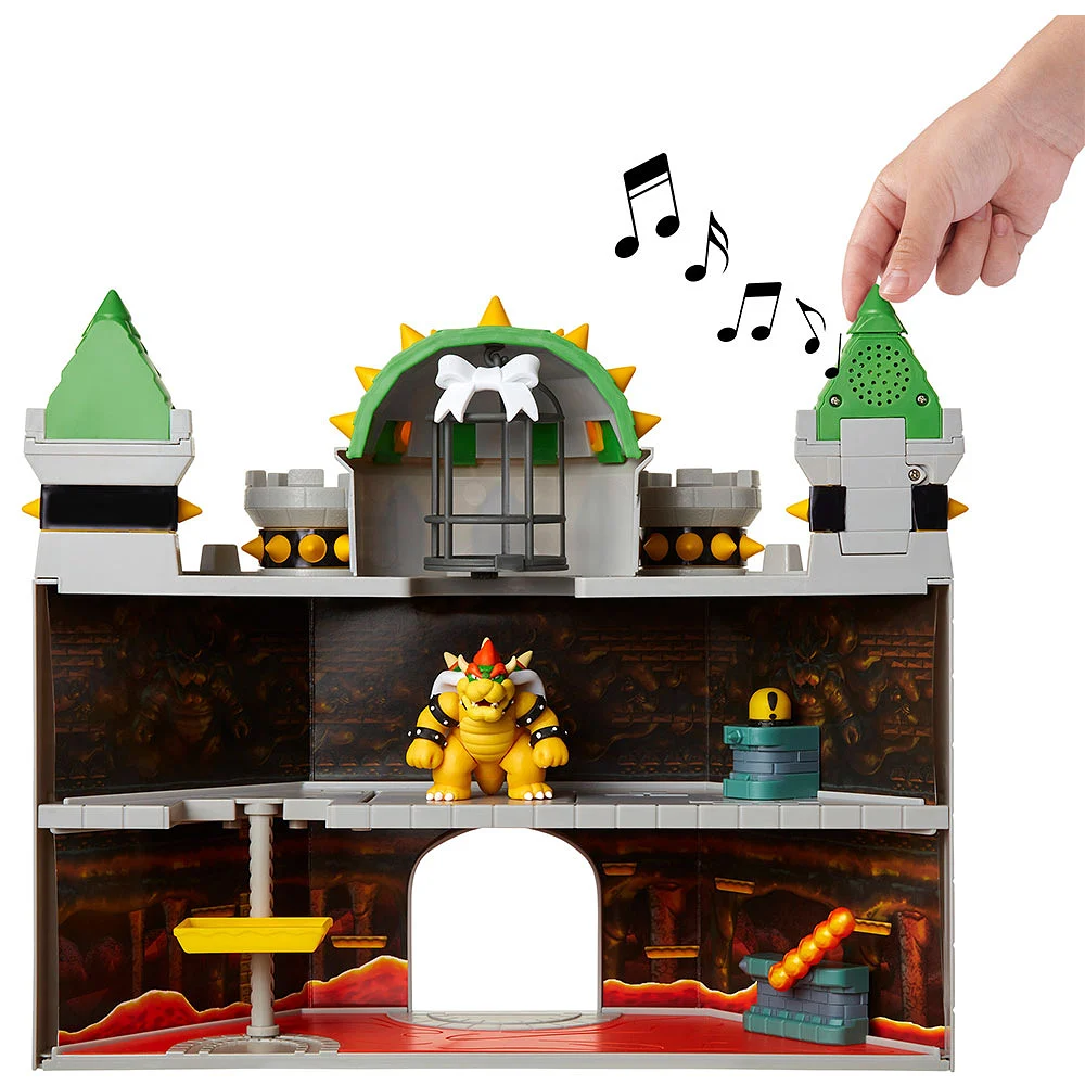 Jakks Pacific Deluxe Playset Bowser Castle 2.5 Inch