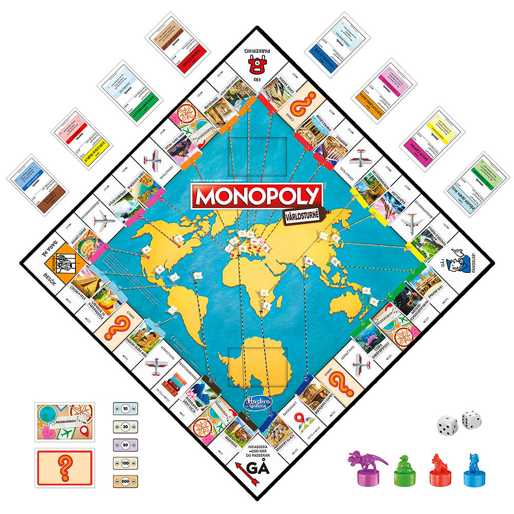 Monopoly World Tour Brädspel