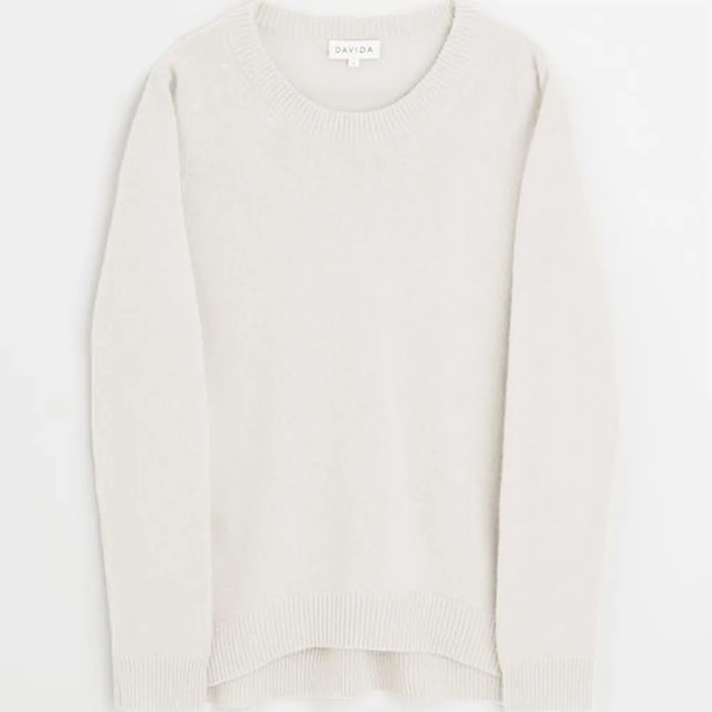 Cashmere Straight O-neck Sweater