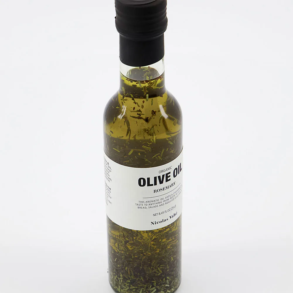 Organic olive oil with rosemary