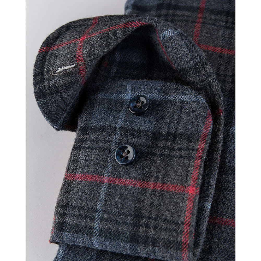 Checked Flannel Regular Fit Shirt