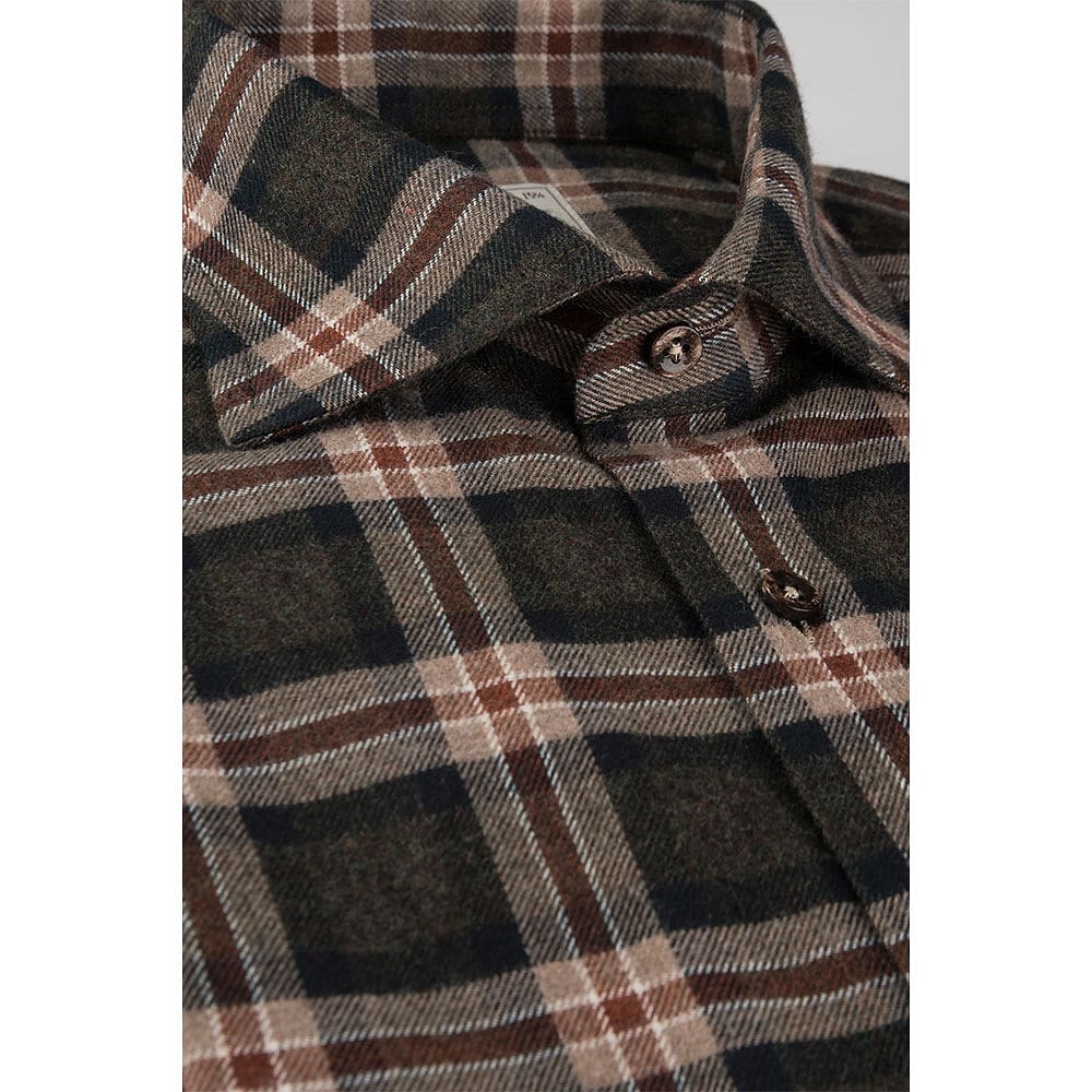 Checked Flannel Regular Fit Shirt