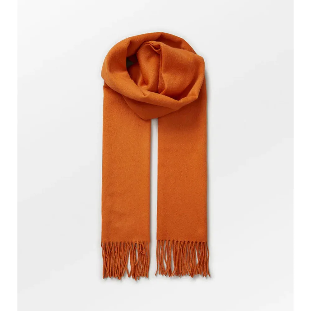 Ullscarf med fransar