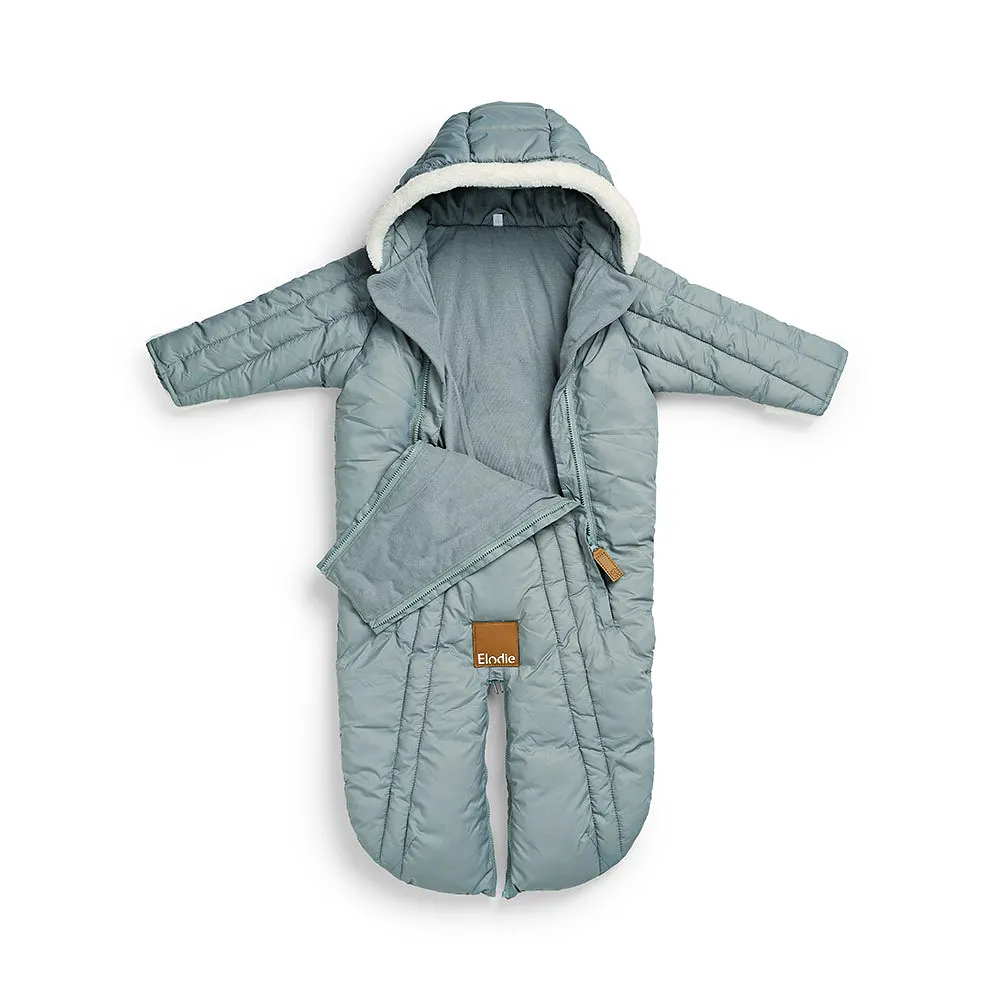 Pebble Green Baby Overall 6-12 mån