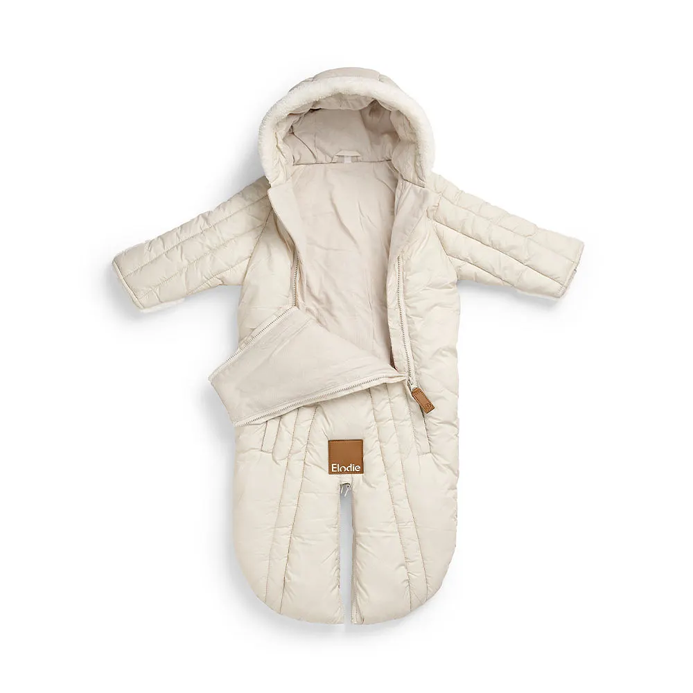 Creamy White Baby Overall 6-12 mån