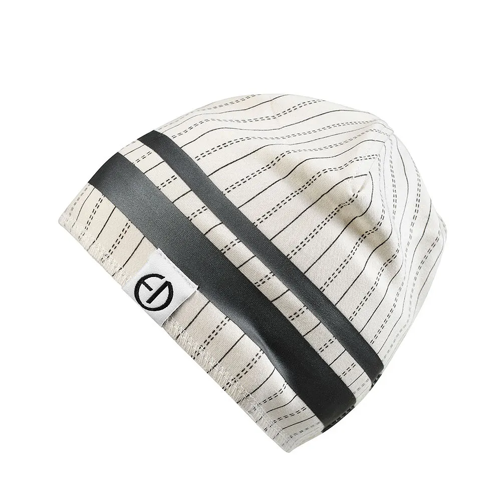 Pinstripe Winter Beanie 0-6mån