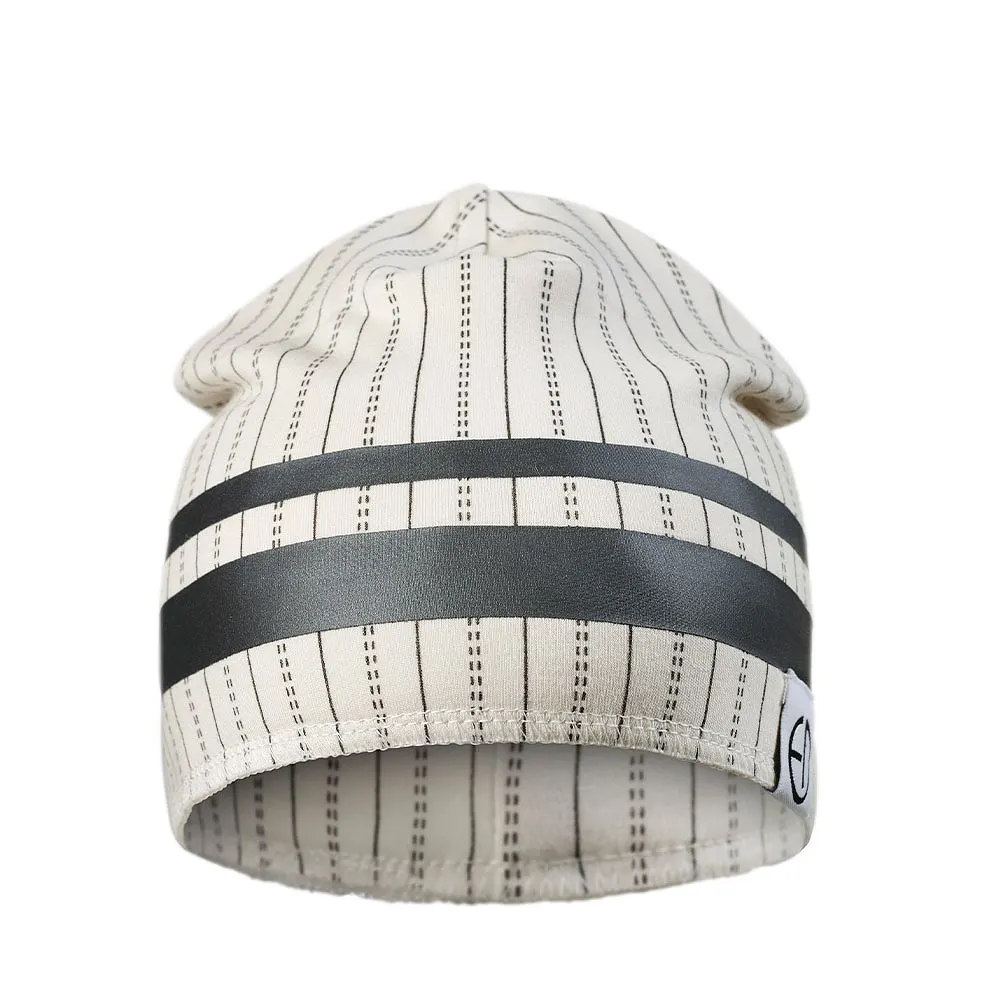 Pinstripe Winter Beanie 0-6mån