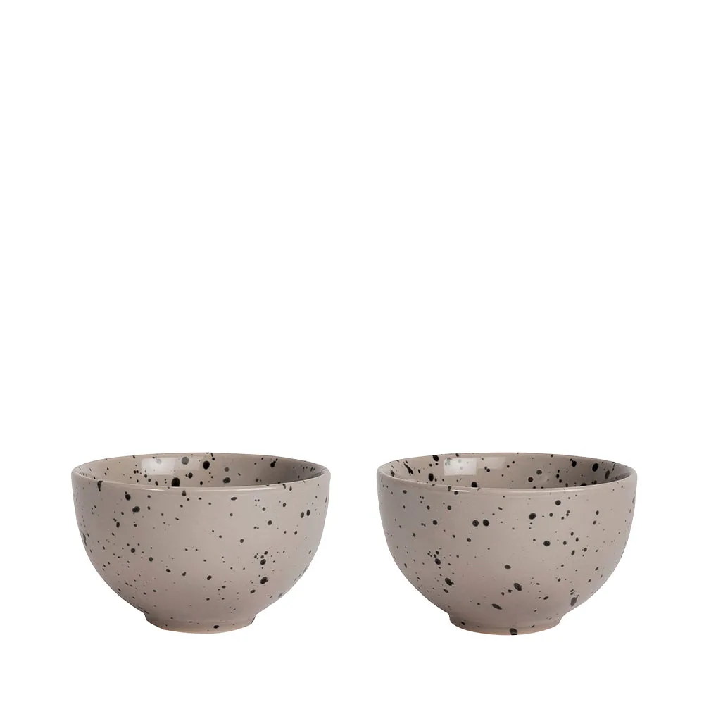 Tazza Smaltata Sagaform Doris Beige 380 Ml | Manico In Smalto Con Bordo Nero, 9x8 Cm