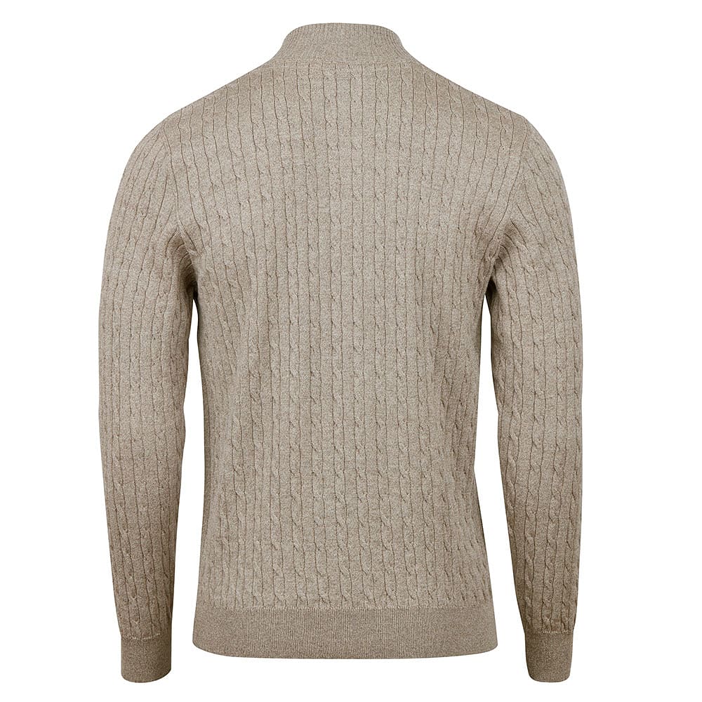 Merino Cable Half Zip