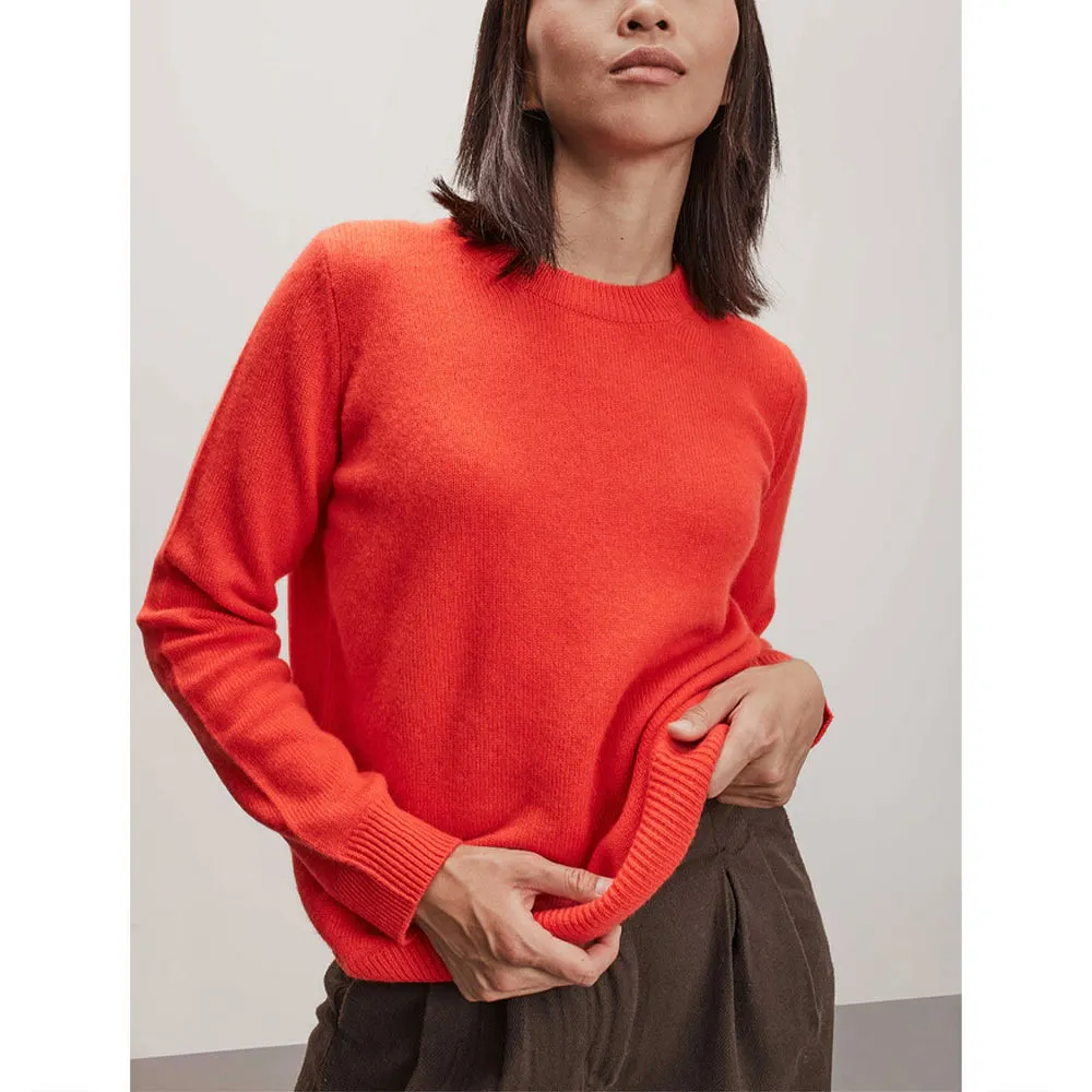 Cashmere Straight O-neck Sweater