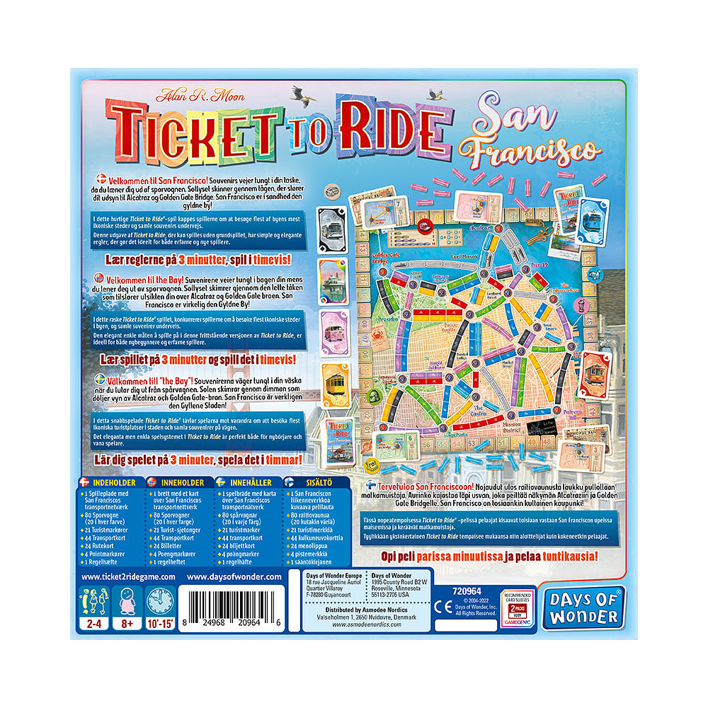 Ticket to Ride San Fransisco