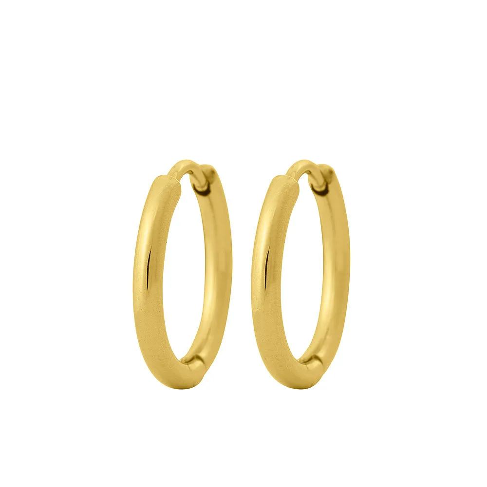 Triple Pair Hoops Gold