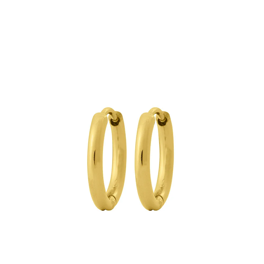 Triple Pair Hoops Gold