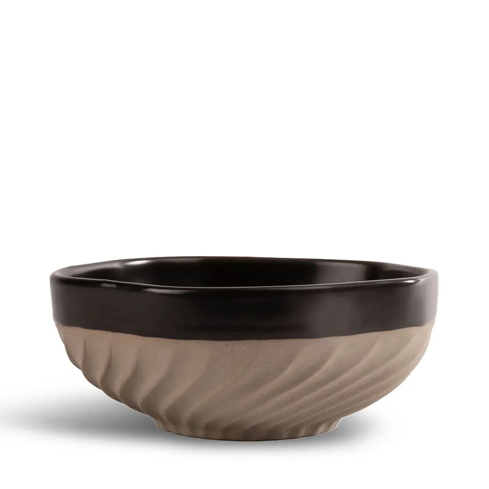 Bowl Swirl Black/Beige