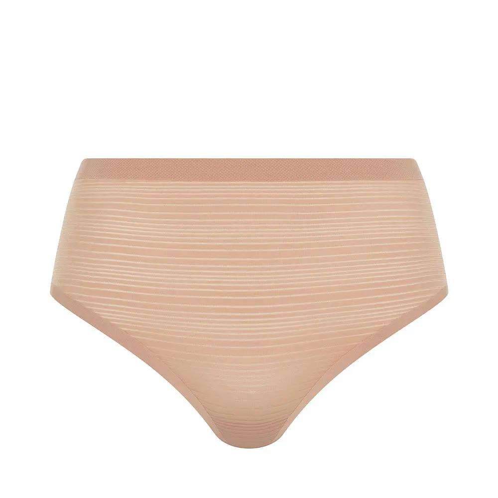 Soft Stretch Stripes High Thong