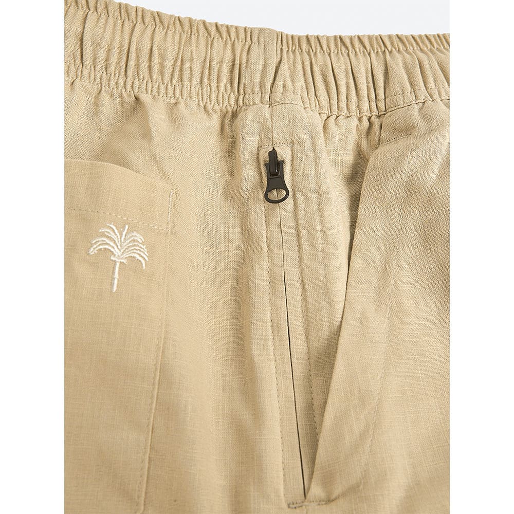 CARGO LINEN SHORTS