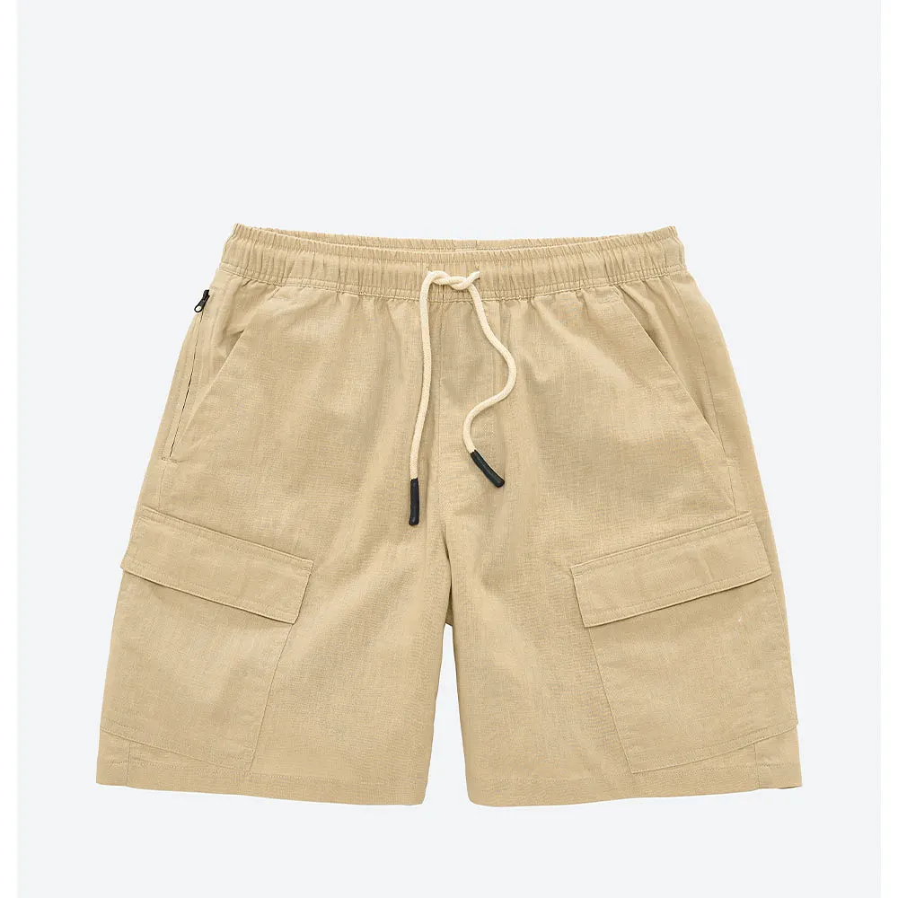 CARGO LINEN SHORTS