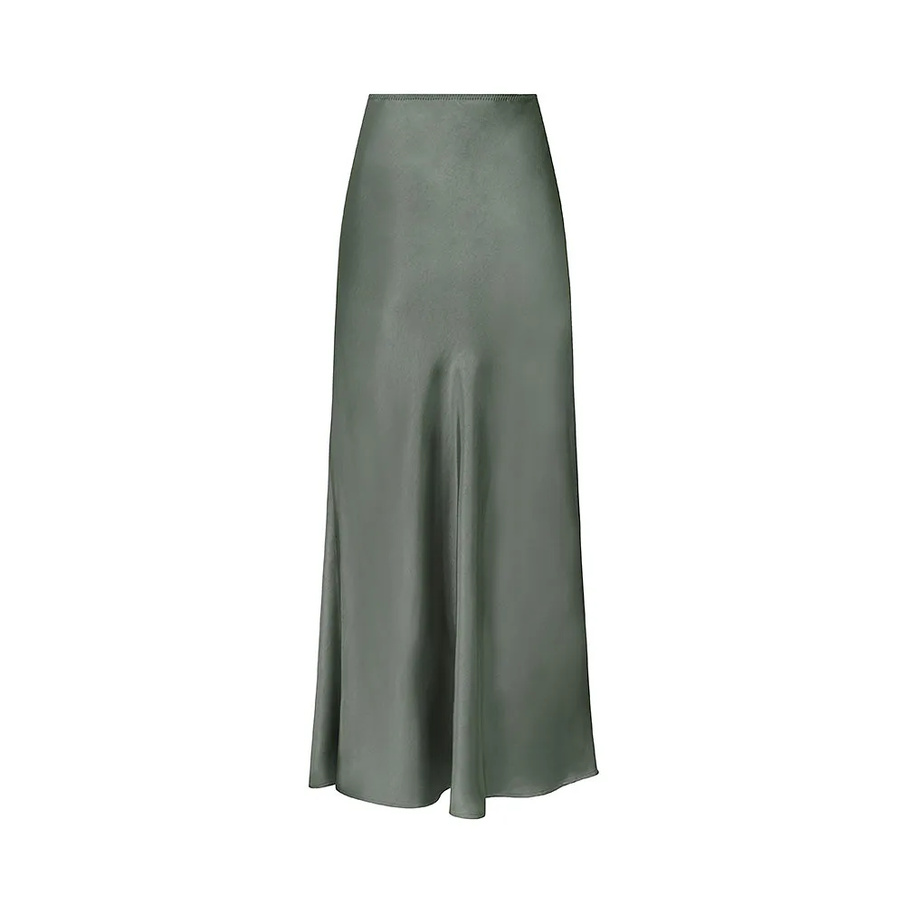 Vicky Heavy Sateen Skirt