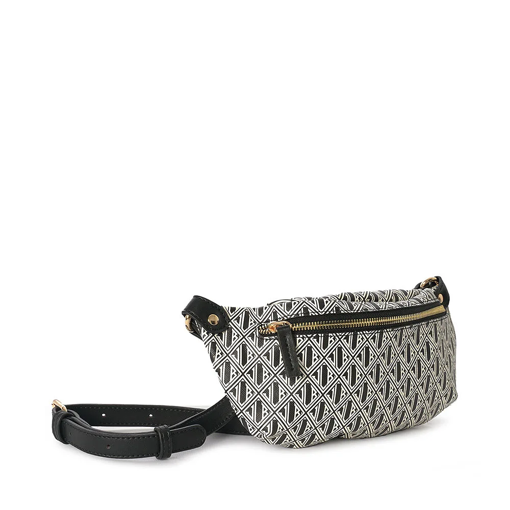 JLB Palermo Waist Bag Black-White