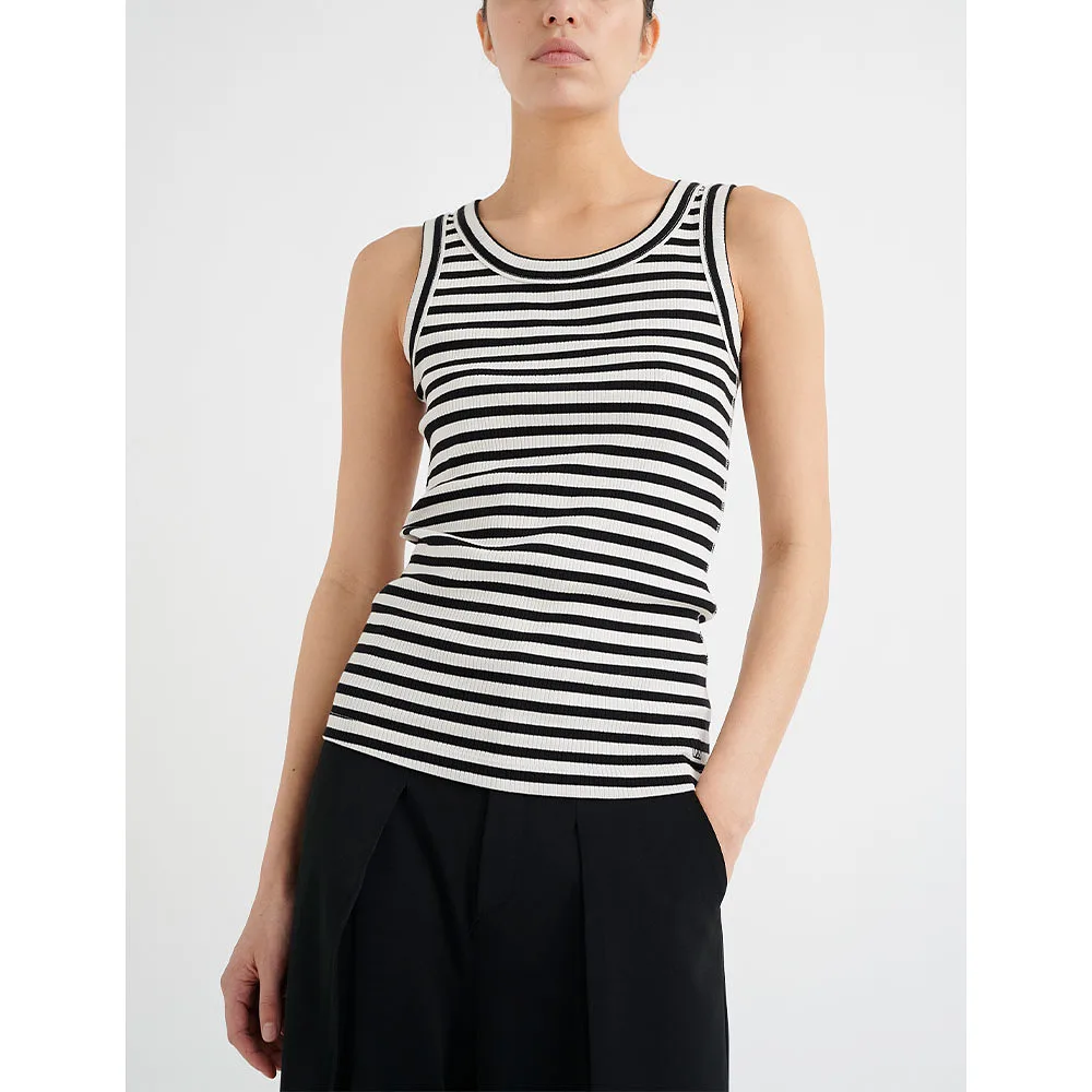 DagnaIW Striped Tank T-shirt