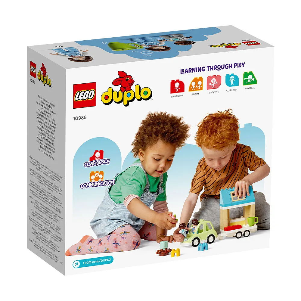 10986 Duplo Familjehus på hjul