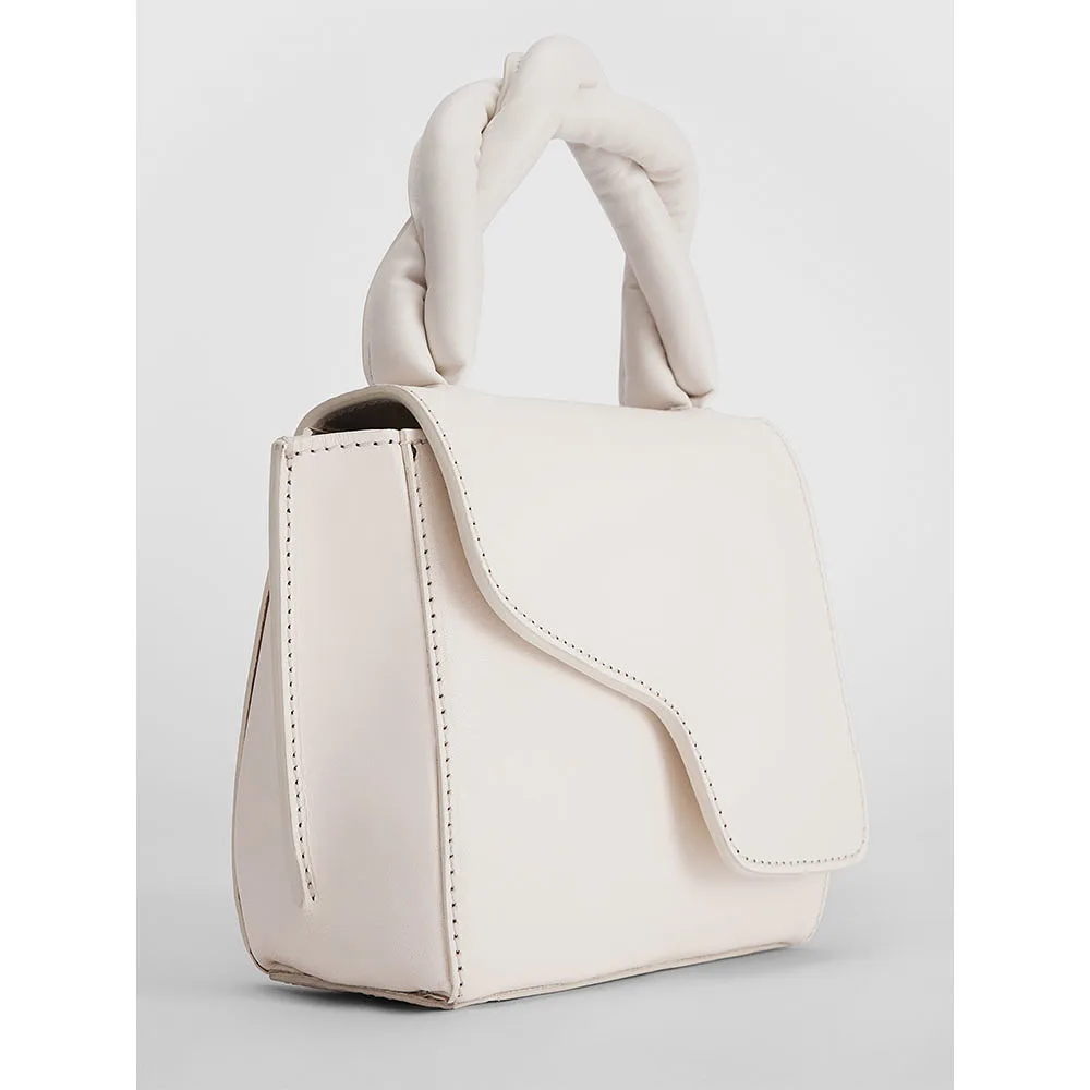 Montalbano Linen Leather/Nappa Mini Handbag