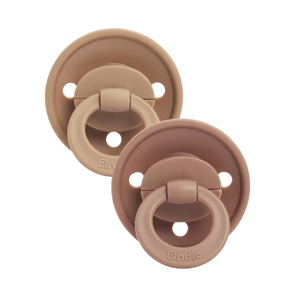 Binky Bundel 2-pack Soft Terracotta +3m Napp