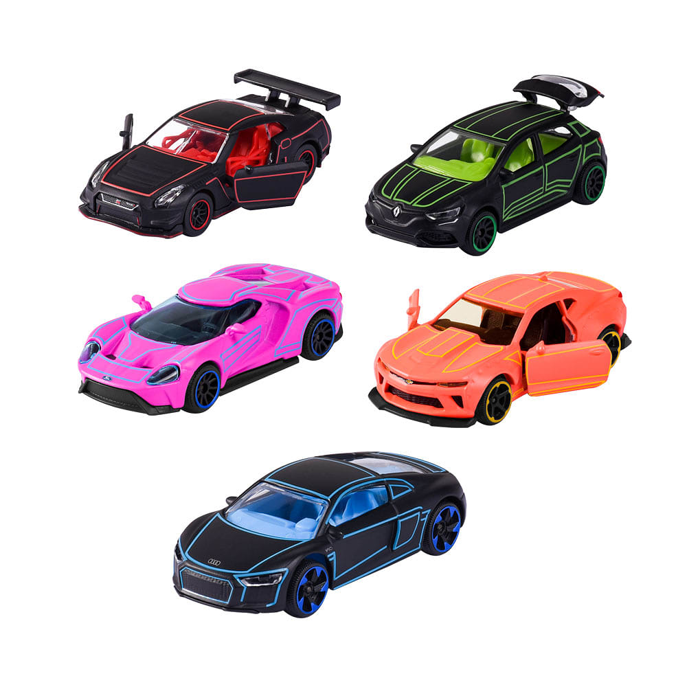 Majorette Light Racer 5-Pack Bilar Presentförpackning