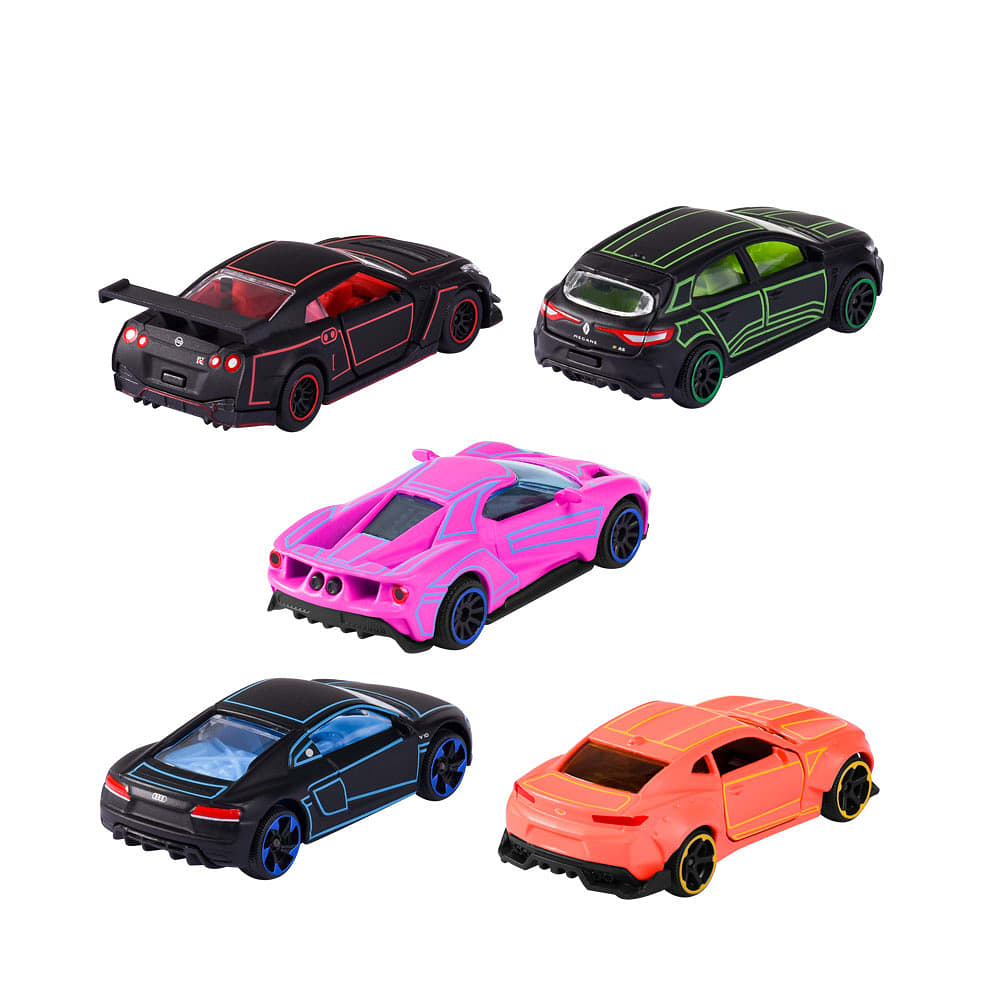 Majorette Light Racer 5-Pack Bilar Presentförpackning