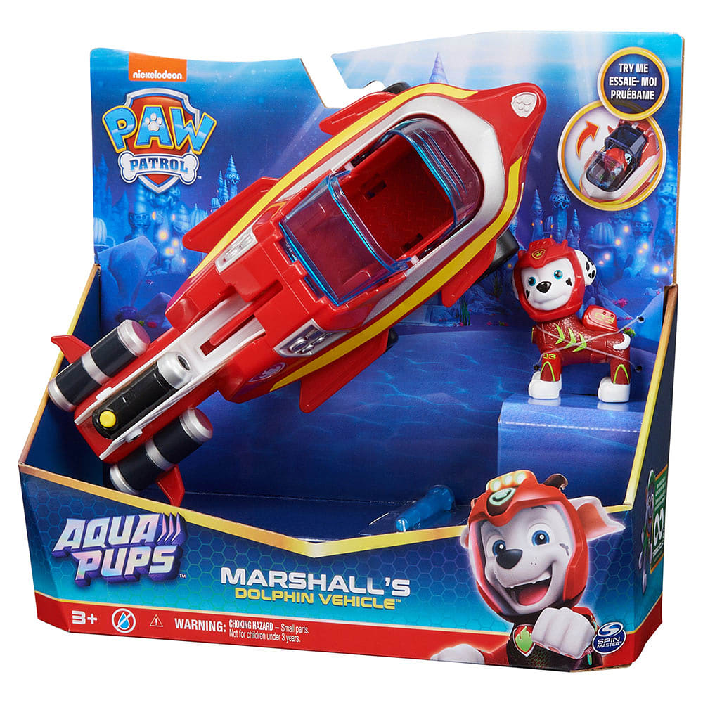 Paw Patrol Aqua-tema fordon Marshall