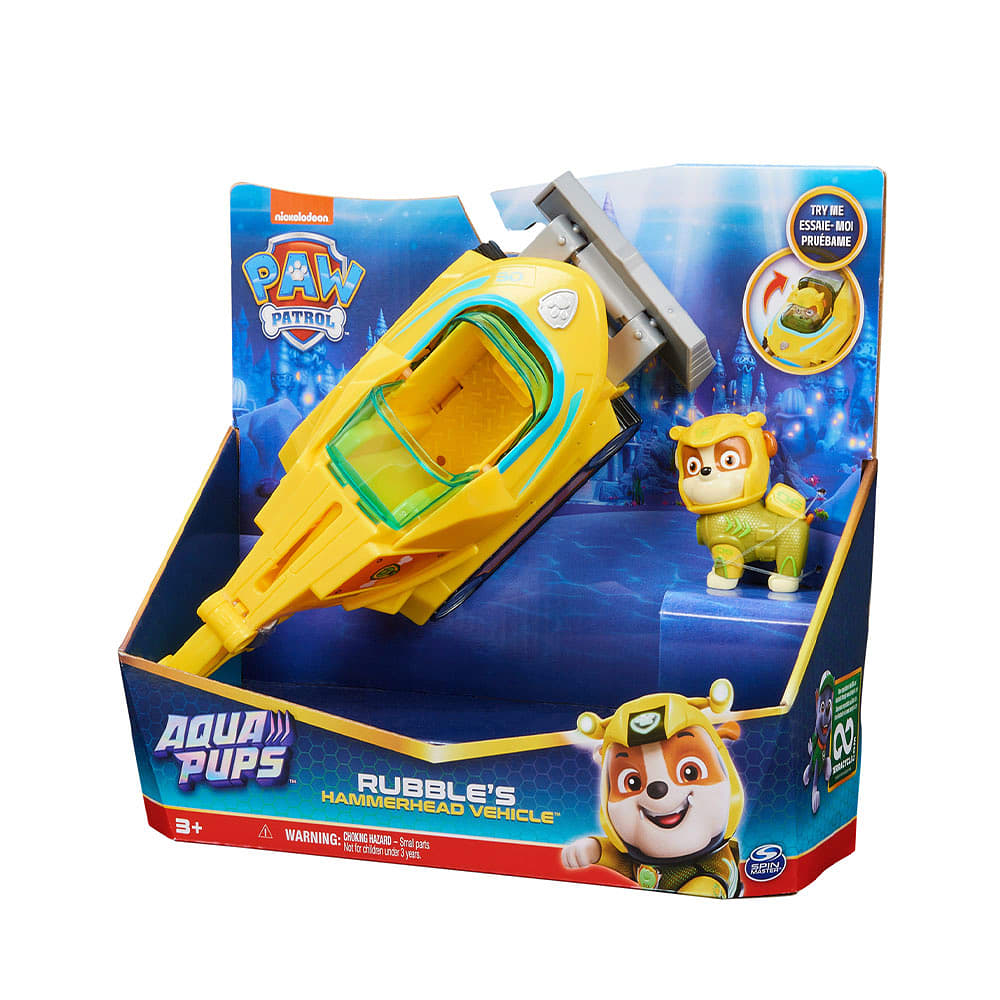 Paw Patrol Aqua-tema fordon Rubble