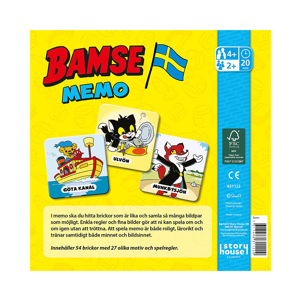 Memo Bamse Sverige