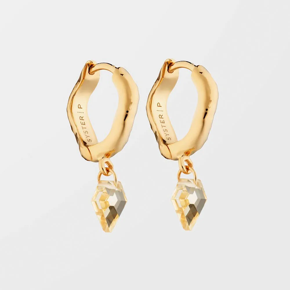 Diamona Earrings Gold