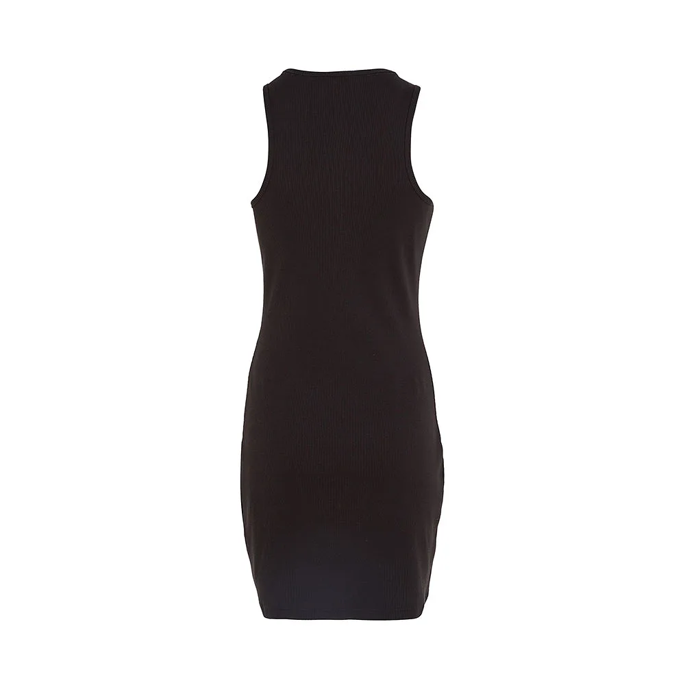 TJW ESSENTIAL RIB BUTTON BODYCON