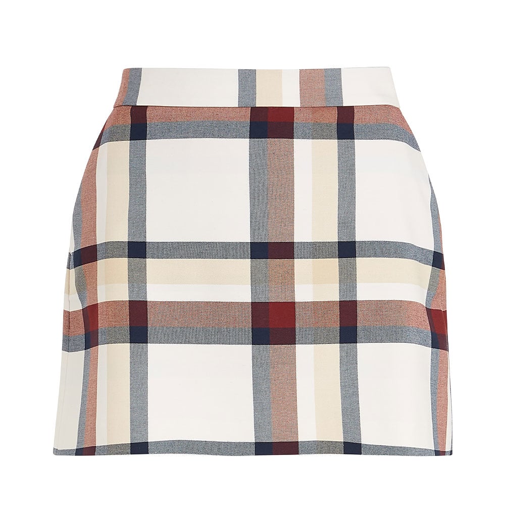 GLOBAL CHECK MINI SKIRT